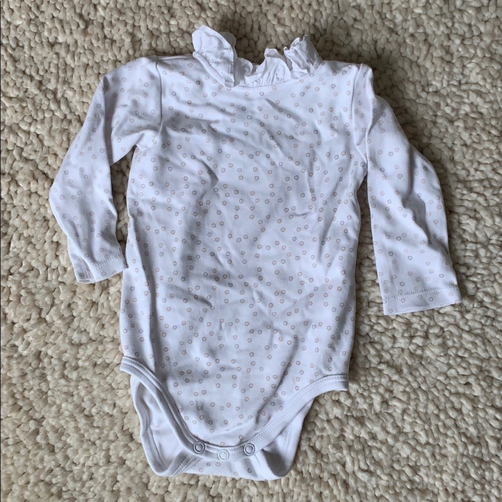 Jacadi baby long sleeve onesie
